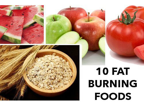 지방을 태우는 10가지 음식들