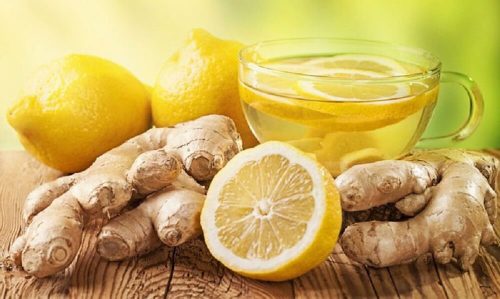 복통을 완화하는 천연 요법 4가지 레몬과 생강