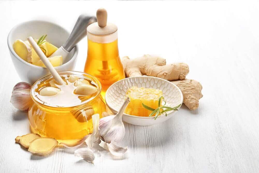 높은 콜레스테롤 수치를 낮추는 생강, 마늘, 꿀 요법