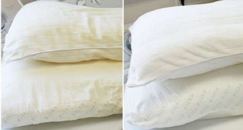 베개를 세탁하고 소독하는 방법 4가지