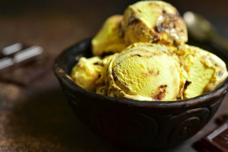 맛있는 저지방 시나몬 아이스크림