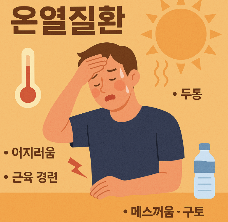 여름철 ‘온열질환’ 갑자기 어지럽고 식은땀이? 이렇게 예방하세요