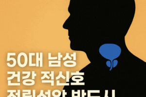 50대 남성 건강 적신호 전립선암 반드시 알아야 할 것들
