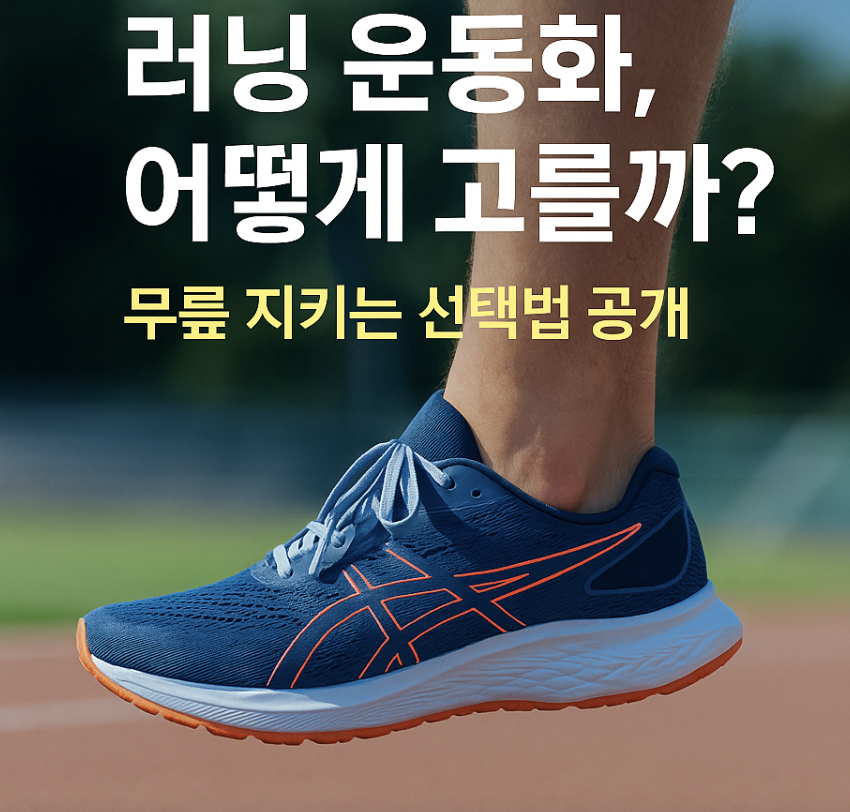 러닝 운동화, 어떻게 골라야 내 몸이 편할까?